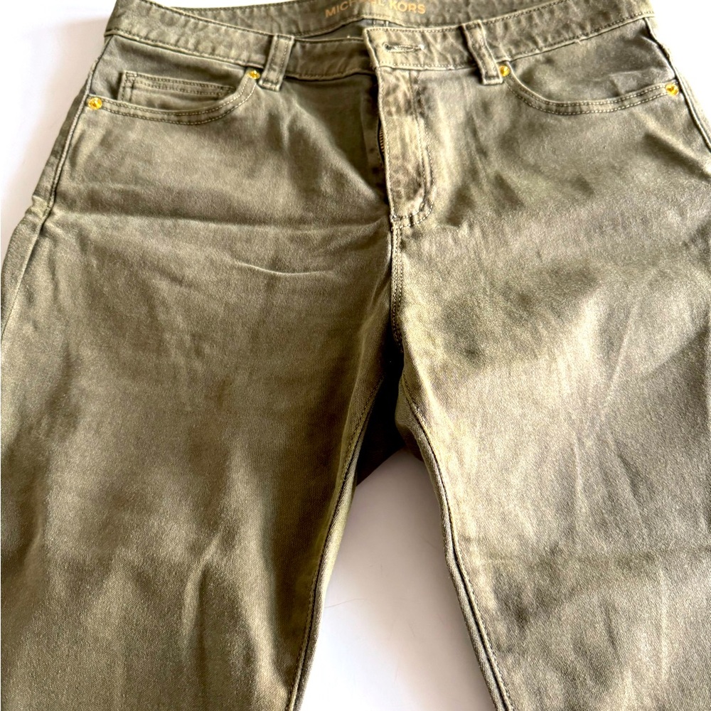 Michael Kors Jeans, 8, Army Green, Inseam 24”…Like New